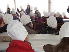Taller infantil con la abeja Capi en las Jornadas de la Verdura de Calahorra