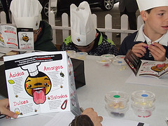Taller infantil con la abeja Capi en las Jornadas de la Verdura de Calahorra